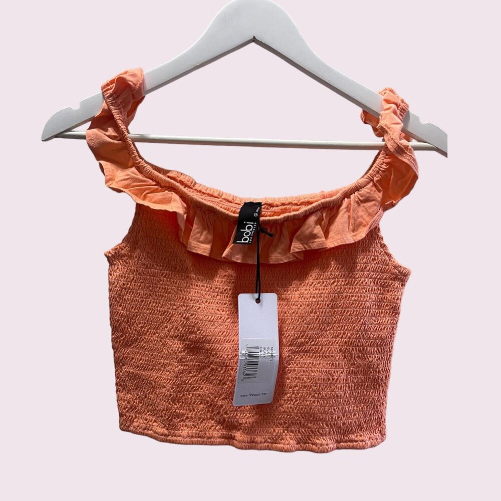 Ruffle Crop Top by Bobi Los Angeles